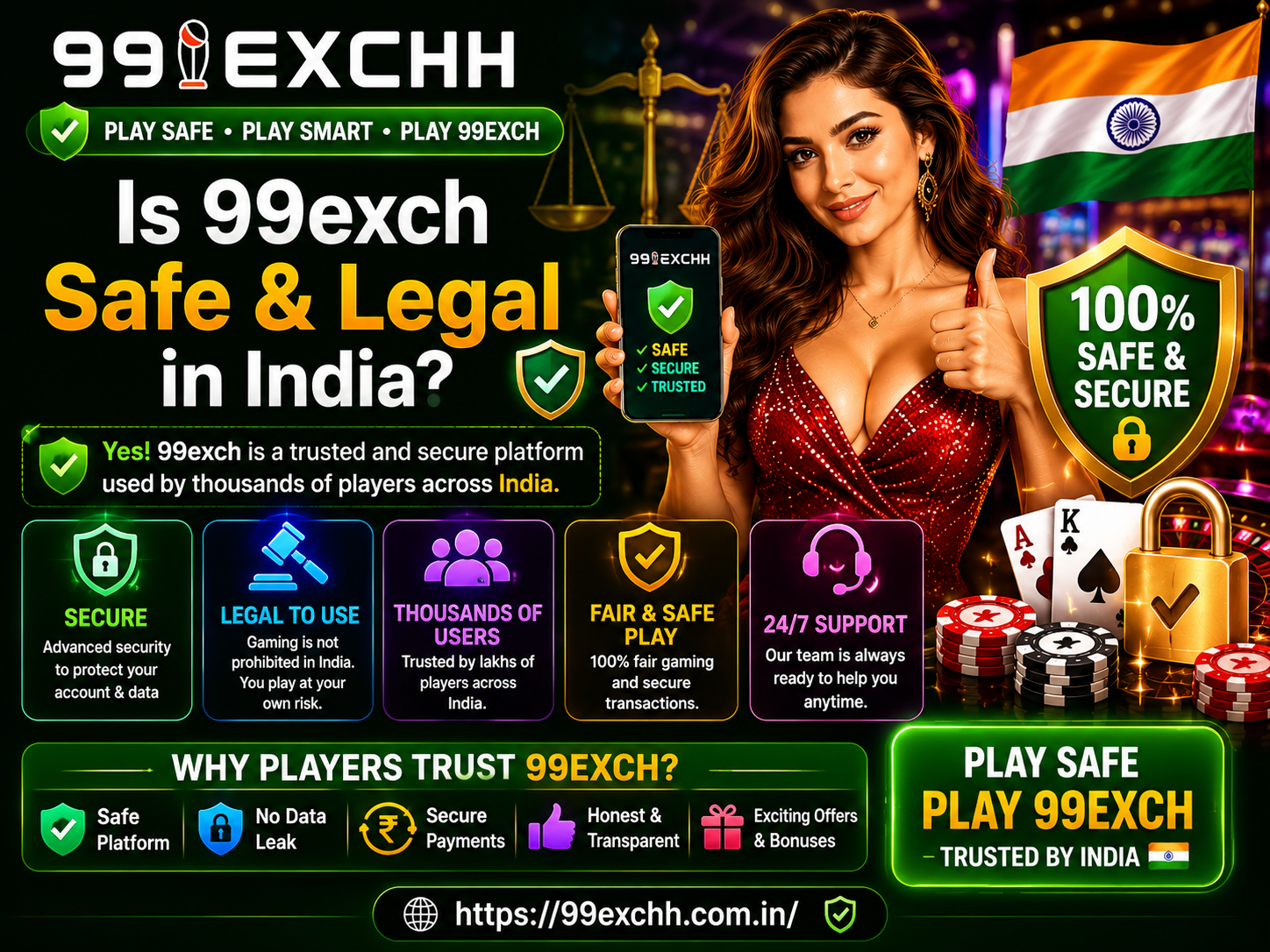 Is 99exch Safe & Legal in India?​