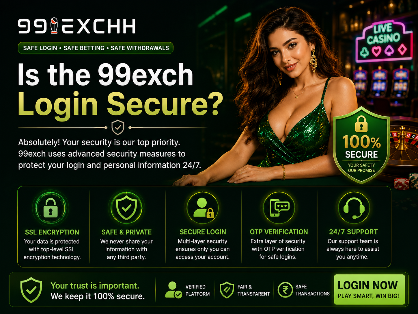 Is the 99exch Login Secure?