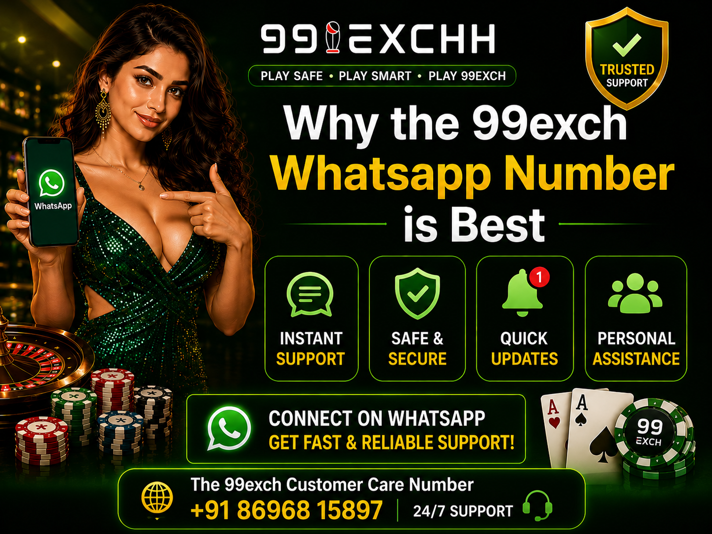 Why the 99exch Whatsapp Number is Best